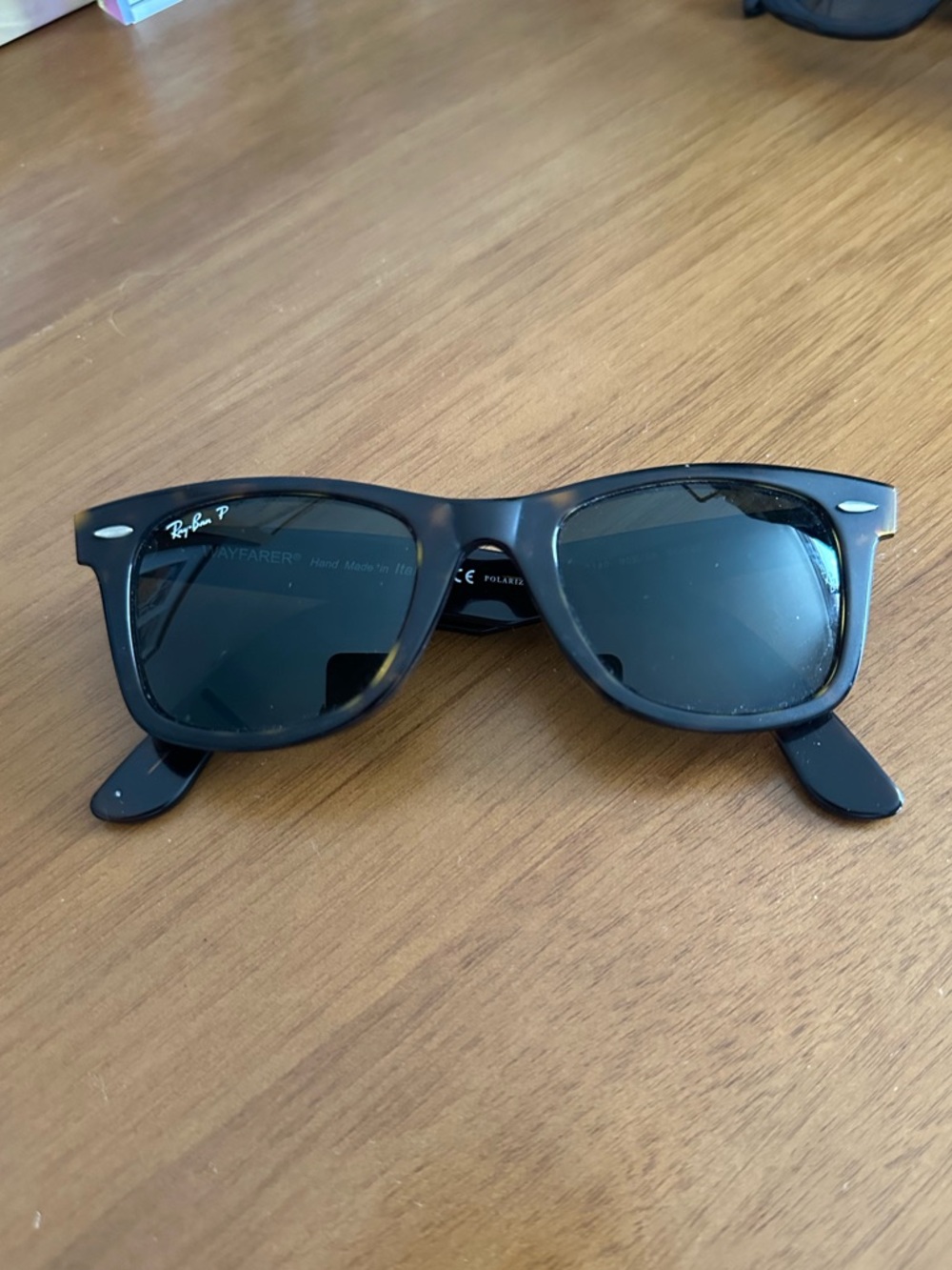 Ray-Ban Original Wayfarer Sunglasses in Tortoiseshell with Polarized Lenses